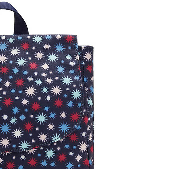 Kipling Dannie Printed Small Ryggsekk Blå | NO 1668ZU